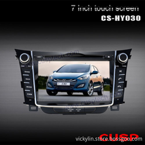 CAR DVD PLAYER WITH GPS FOR HYUNDAI I30 2012